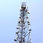 Galvanized Steel Four Legs Lattice Mast BTS Cell Signal Transmission Tower for sale