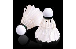 China Player Grade Duck Feather Shuttlecock With Small Curvature supplier