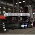 Customized Forging And Casting 16000mm Large Kiln Girth Gear 70 Module