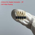 2.54mm Pitch Pin Header Connector 5 Pin Straight With Cap Board To Board Connector for sale