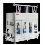 Compact Lube Oil Filler 1-10 Tons/Hour Capacity 380V Voltage 25L Lube Oil Filling Production Line for sale