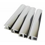 Mirror Chrome Polished Aluminium Profile For Shower Enclosures , Glass Shower Door for sale
