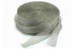 China 304N Stainless Steel Knitted Wire Mesh Black Customizable supplier