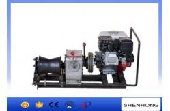 China 5.5HP 10KN 1 Ton Gas Engine Powered Winch For Tower Erection supplier