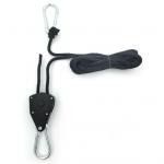Chin Up Black Color 1/8 Inch Metal Gear Rope Hanger 68kg / 150lbs Grow Lights Rachet Hanger for sale