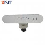 2M Cable Tabletop Round Edge USB Charging Electric Desktop Power Extension Socket for sale