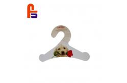 China Cute Dog Pattern Paper Coat  Made  Screen Printing Custom Cardboard Hangers supplier