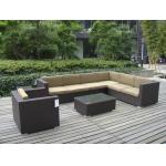 9pcs garden cane furniture All Weather Wicker Patio Furniture for sale