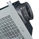 Full Metal Housing Ceiling Pipe Indoor Soundless Ventilation Fan