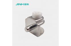 China Industrial C Shape Glass Mounting Clips Furniture Hardware For 8 Thickness Glass supplier