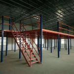 Long Span Steel Structure Mezzanine Platform , Mezzanine Floor Racking System