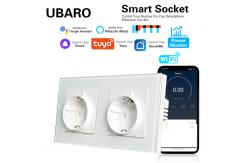 China Voice Control Smart Socket Compatible with Google assistant /Amazon Alexa/Yandex Alice/IFTTT supplier