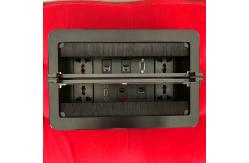 China Multi - Function Power Data Integration Socket / Desktop Flip Data Junction Box supplier