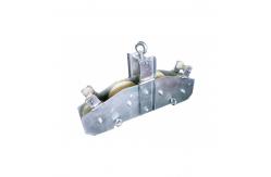 China Four Sheaves Combined Cable Pulling Conductor Opgw Pulley Block 10kn supplier