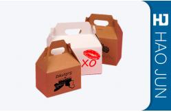 China Custom Printing Cardboard Food Boxes , Brown Food Boxes For Food supplier