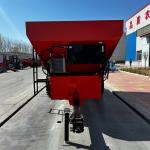 Double Disc Manure Spreader Hydraulic Door Anti Rust Treatment Clever Design