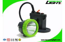 China Strong Brightness LED Mining Light Headlamp3 Watt Rechargeable Lithium Ion Battery supplier