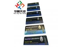 China Flexo Printing Technology For Custom Rectangle Frosted Vial Vial Labels supplier