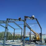 Industrial Livestock Steel Structure Farm House  Use Colorful Panel for sale