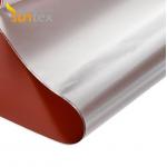 Heat Resistance 550C Silicone Coated Fiberglass Fabric high temperature fiberglass cloth for sale