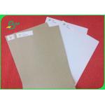 Recycled Wood Pulp White Coated Duplex Board With Grey Back For Notebook