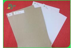 China Recycled Wood Pulp White Coated Duplex Board With Grey Back For Notebook supplier