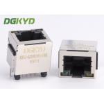 180° Top Entry Shield Rj45 Lan Jack With Panel Stops For Internet TV Box for sale