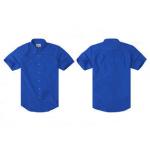 Soft Material Custom Teen School Uniform , Short Sleeve Casual School Uniform Shirts for sale