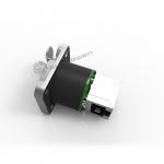 Audio Ethernet Chassis Connector Electrical Rj45 8 Pin Connector