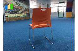 China Polypropylene Plastic Office Visitor Chair Customized Stackable Training Chairs supplier