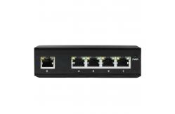 China 5 Port Unmanaged POE Switch Gigabit Ethernet Uplink 120W Rugged Mini Case supplier