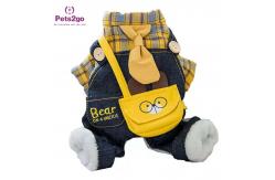 China 500g Four Legged Corduroy Pets Wearing Clothes supplier