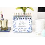 Monthly Desk Advent Calendars Printing Corrugated Floral Wall Calendar