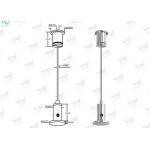 Adjustable Cable Hangers / Suspended Lighting Systems For Various Flat Surface for sale