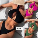Sexy Swimming Bikini Ladies' The New Type Pure Color Backless Durable Waterproof Moisture-Permeable for sale