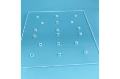 China Standard Dimension Quartz Glass Sheet Ultra High Flatness For 9 Inch Wafer supplier