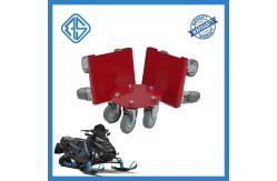 China Strap On Snowmobile Caster Dolly Drivable 3 Pcs Silicone Wheels supplier