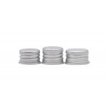 SGS Silver Thread 28mm  Plastic Aluminum Screw Cap Pilfer Proof for sale