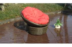 China UV Resistant PE Rattan / Resin Wicker Rocking Chair For Indoor supplier