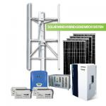 5KW VERTICAL AXIS WIND TURBINE SOLAR WIND HYBRID GENERATOR SYSTEM for sale