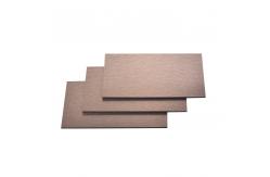 China UV Resistant Aluminum Brushed Composite Panel Impact Resistant For Long Lasting Durability supplier