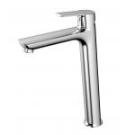 Electroplating Wash Basin Faucet Mixer Tall Single Hole Vessel Sink Faucet for sale