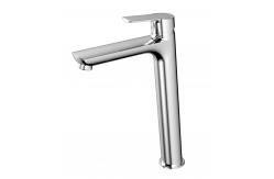 China Electroplating Wash Basin Faucet Mixer Tall Single Hole Vessel Sink Faucet supplier