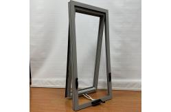 China 1.4mm - 2.0mm Aluminium Sliding Windows With Grill Modern Fixed Aluminum Awnings supplier