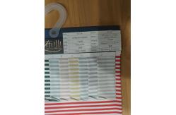 China Soft And Skin-Friendly Comfortable Striped Material Fabric For T-Shirt supplier