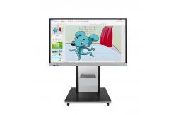 China Multitouch Interactive Digital Screen 350 Nits 65 Inch Interactive Display FCC supplier