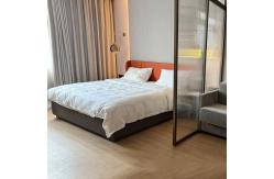 China Modern Hotel Luxury Bedroom Hotel Room Sets Bed Frames Beds With Headboard supplier