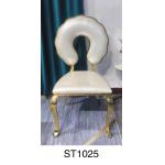 Cushioned Modern Hotel Furniture White Gold Chiavari Chair For Wedding Event Banquet