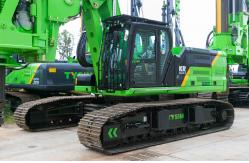 China KR220C Hydraulic Auger Pile Rig Foundation Drilling Machine With CAT Chassis supplier