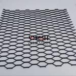 Customized Powder Coated Wall Cladding Expanded Metal Facade Mesh
